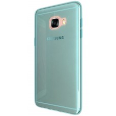 Samsung Galaxy C5 - TPU Soft Protective Phone Cover Case - Clear Mint